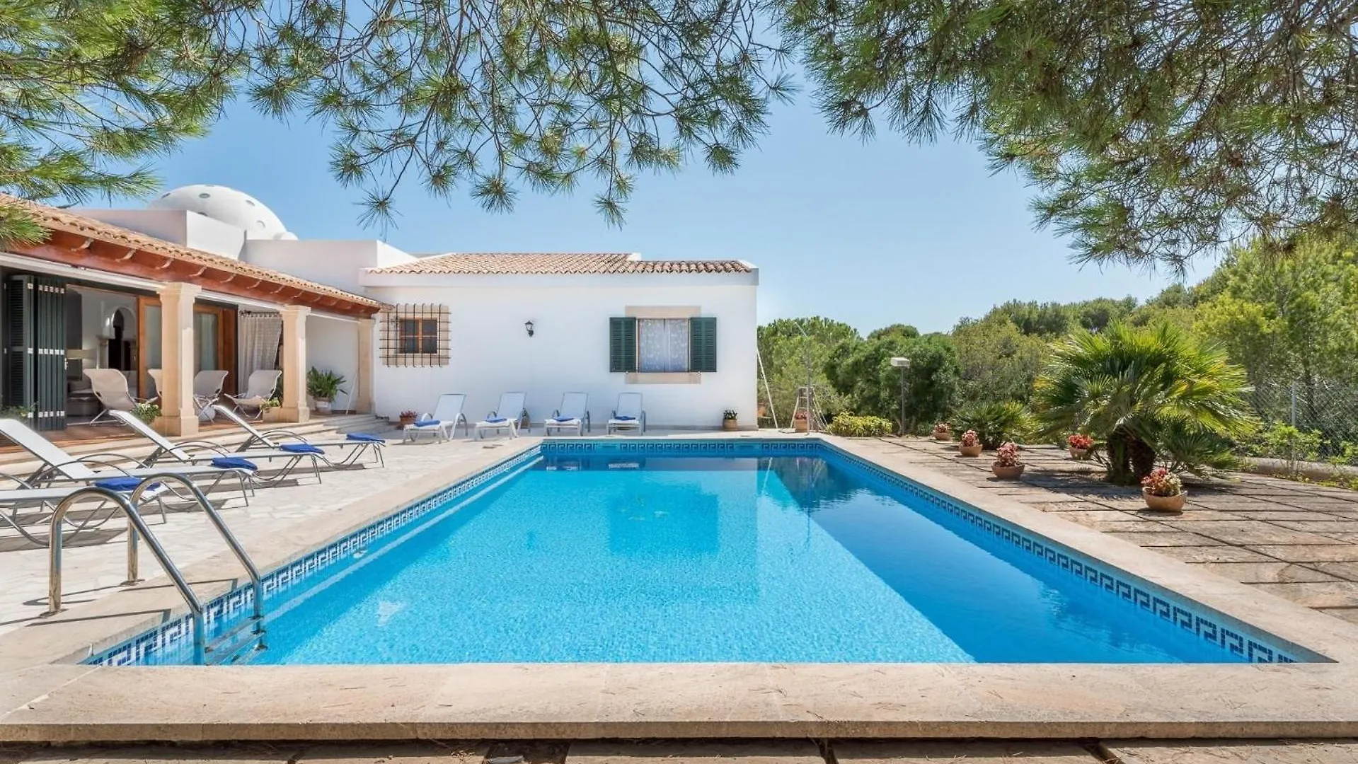Ferienhaus Mit Privatpool Fuer 8 Personen Ca 471 Qm In Portocolom, Mallorca Suedostkueste Von Mallorca Porto Colom